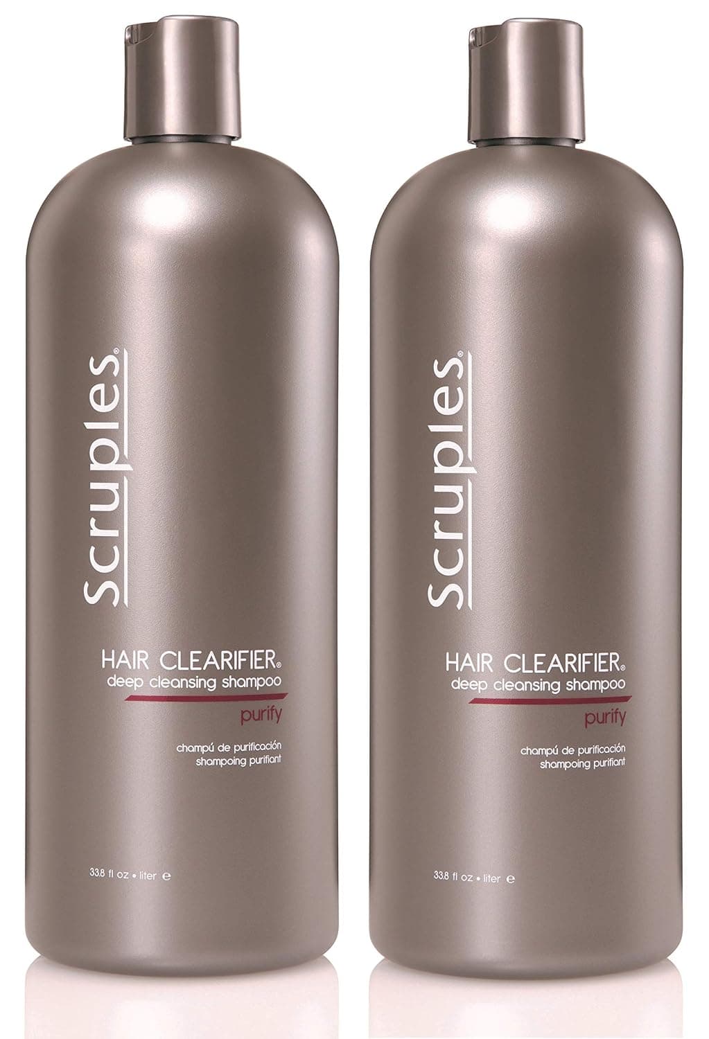Scruples Hair Clearifier Deep Cleansing Shampoo - Perfect Clarifying Shampoo for Clearing Product Buildup & Residue - Ideal for Oily Hair - For Men & Women (Pack of 2)