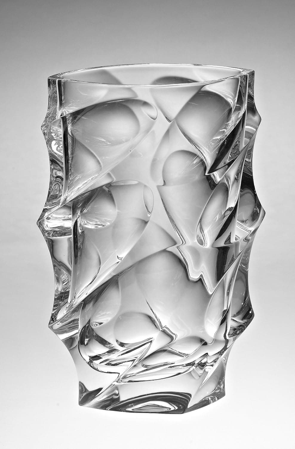 Bohemia Jihlava 8591581007141 Calypso Vase Glass, Lead Crystal, Transparent