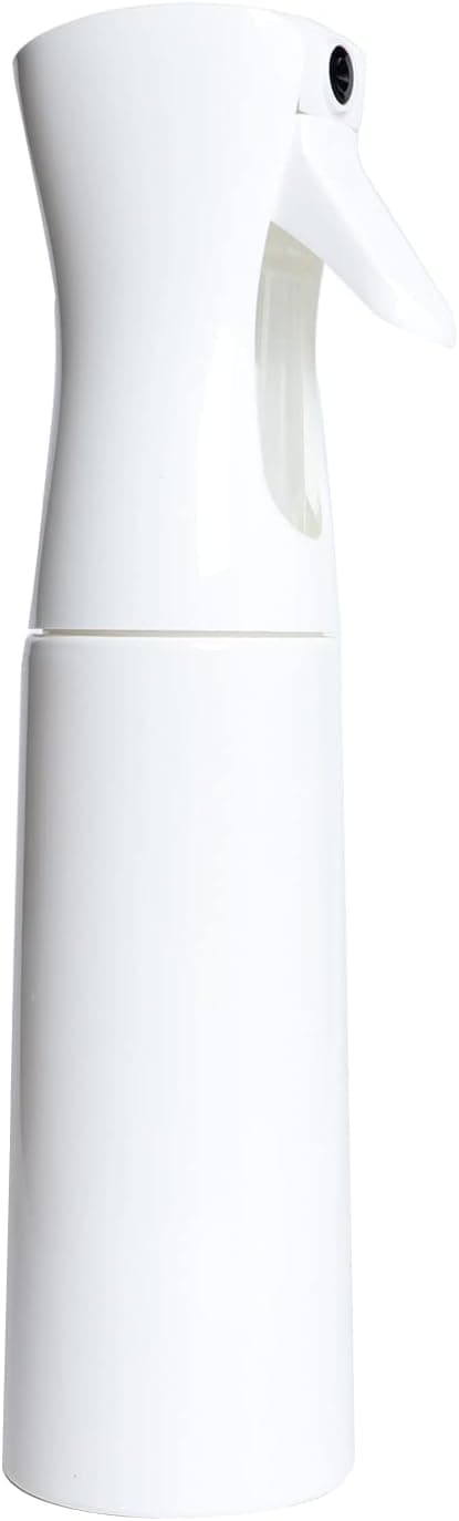 YORCKIE Continuous Mist Spray Bottle, Hair Mist Sprayer for Hair Styling , Plants, Cleaning, Misting & Skin Care BPA Free 300ml /10oz (white)