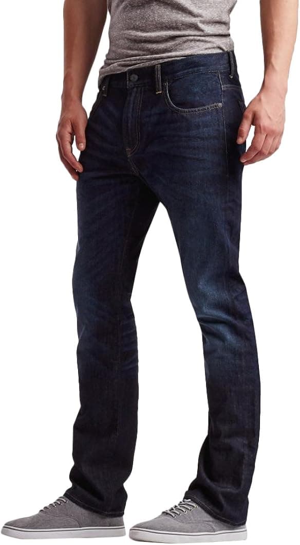 Aeropostale Men's Relaxed Dark Wash Jean 30 Dark Wash