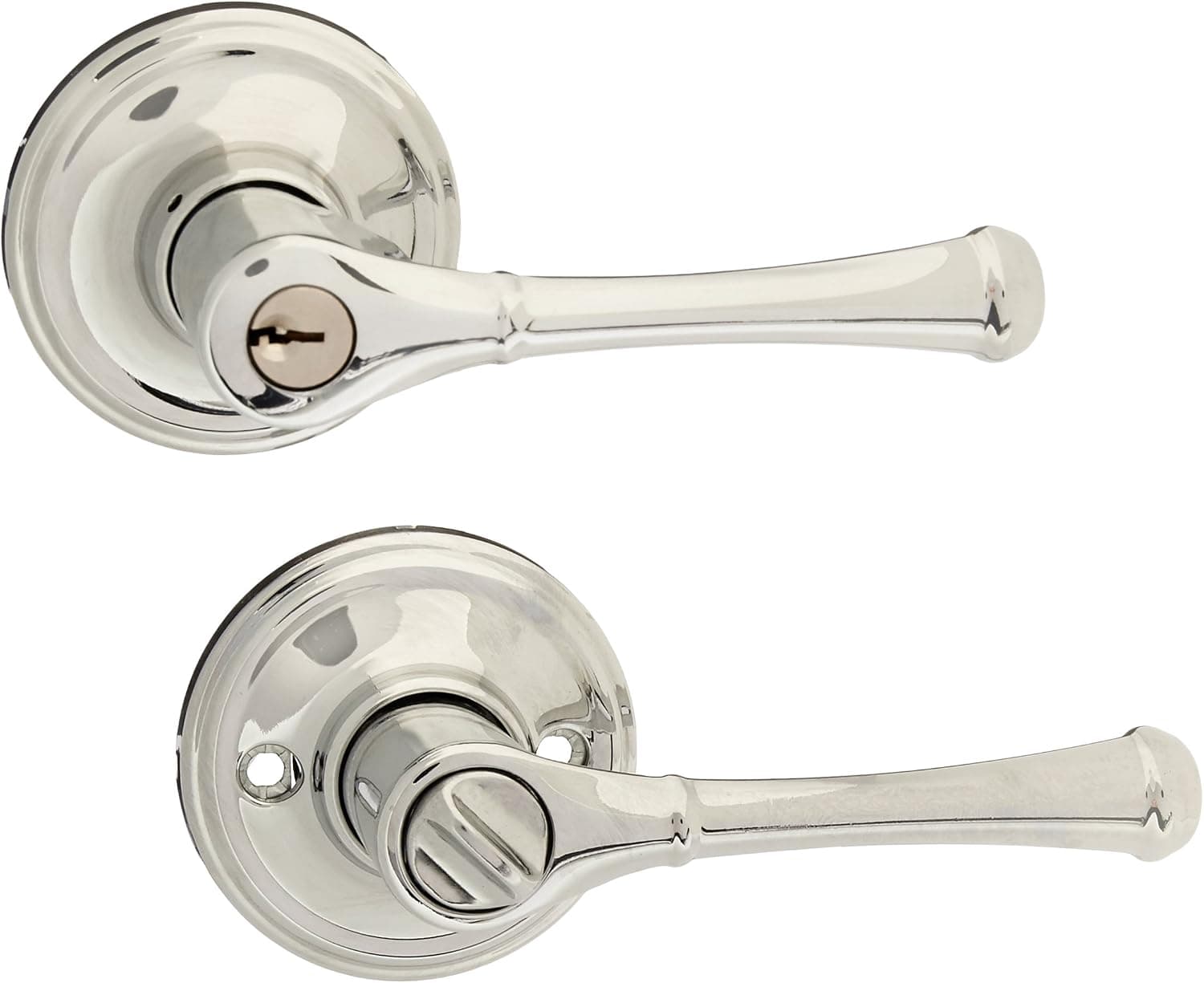 Copper Creek HL2240PS Hailey Entry Door Lever, Polished Stainless