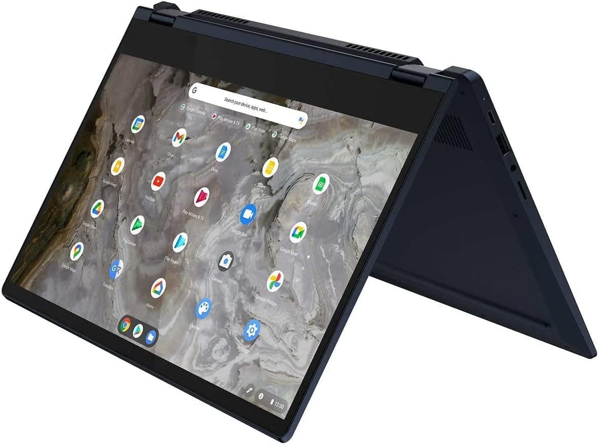 Lenovo Chromebook Flex 5 Convertible 2-in-1 Laptop 13.3 FHD Touch Display 11th Gen Intel Core i3-1115G4 (Beats i5-7200U) Processor 8GB DDR4 RAM 128GB SSD Intel Integrated Graphics Chrome OS (Renewed)