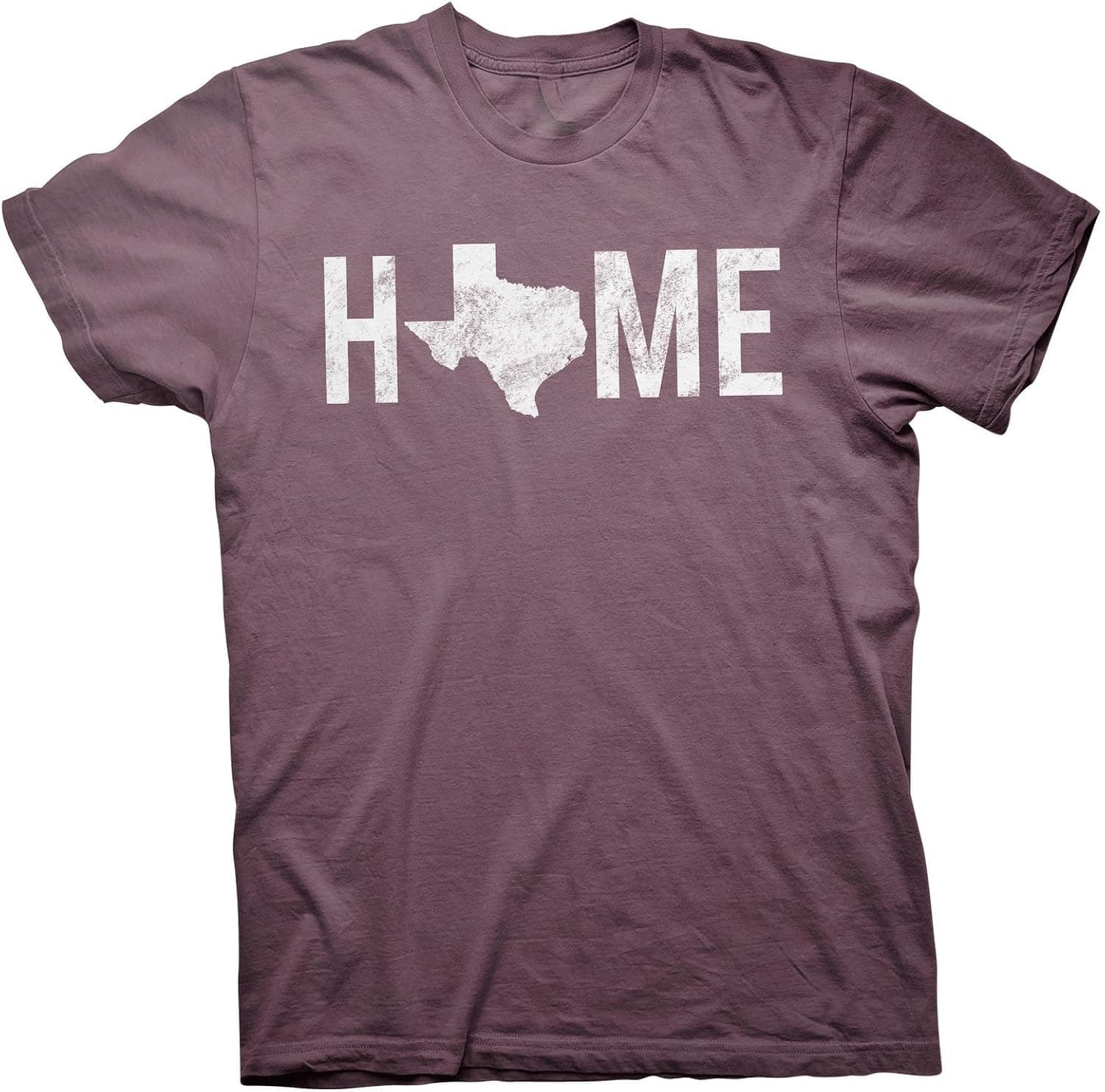 ShirtInvaders Texas is Home - Proud Texan Lone Star State T-Shirt - F-Maroon-4X