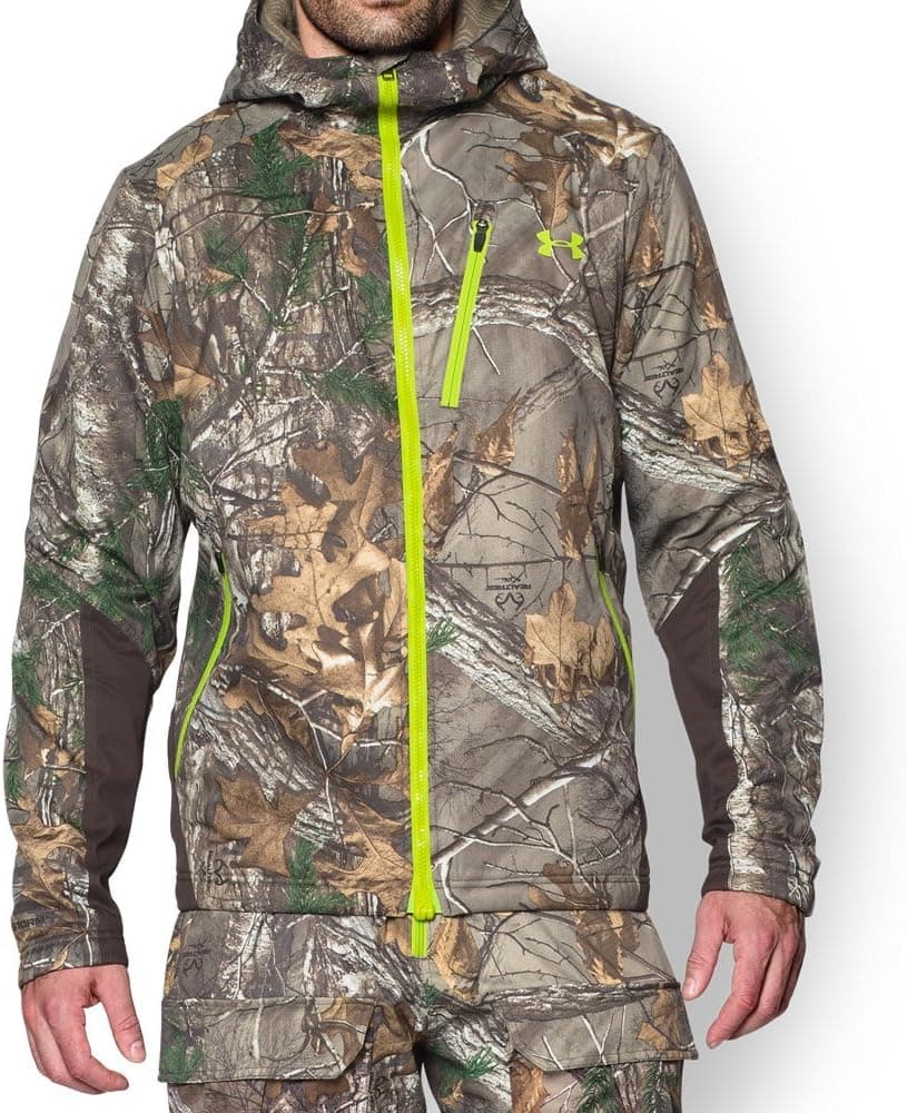 Under Armour Coldgear Infrared Scent Control Barrier Jacket - Men's Realtree Ap Xtra / Velocity XXL