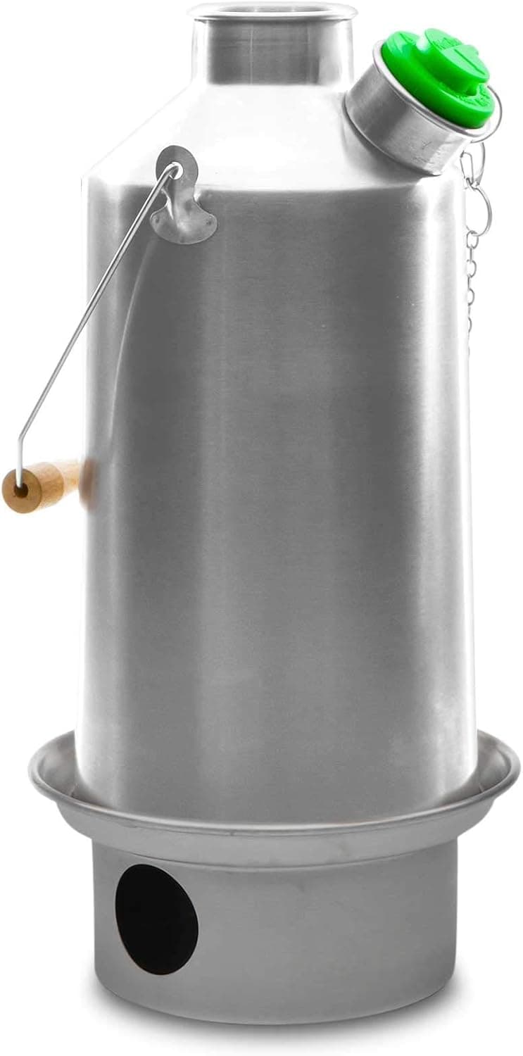 Kelly Kettle Base Camp - Large Stainless Steel Kettle