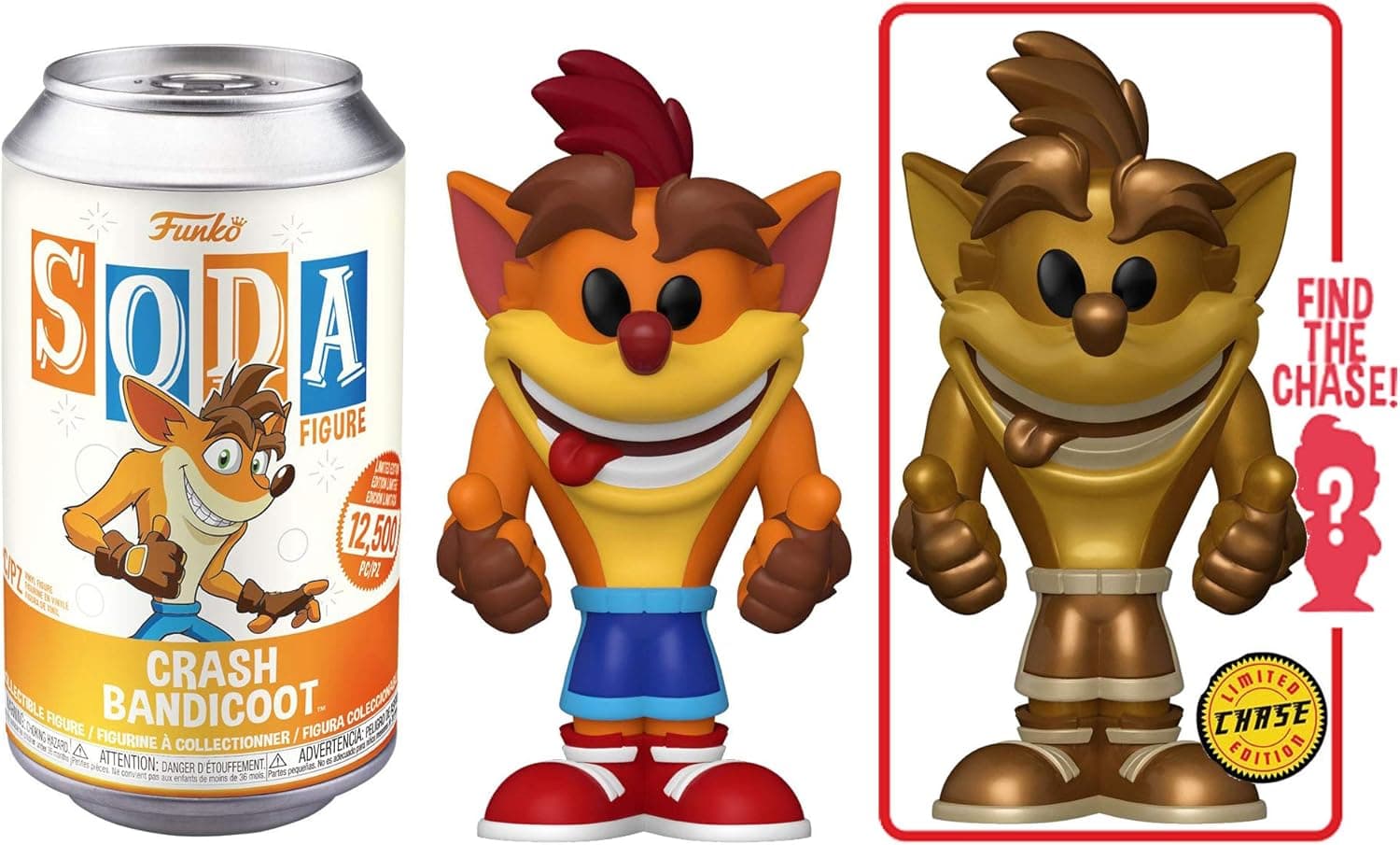 Funko Soda: Crash Bandicoot 4.25" Figure in a Can