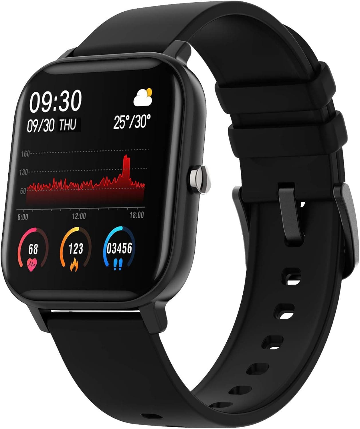 Yihou Smart Watch for Android iOS Fitness Tracker Blood Pressure Heart Rate Monitor Blood Oxygen Activity Pedometer Sleep Monitor Fitness Tracker for Women Men