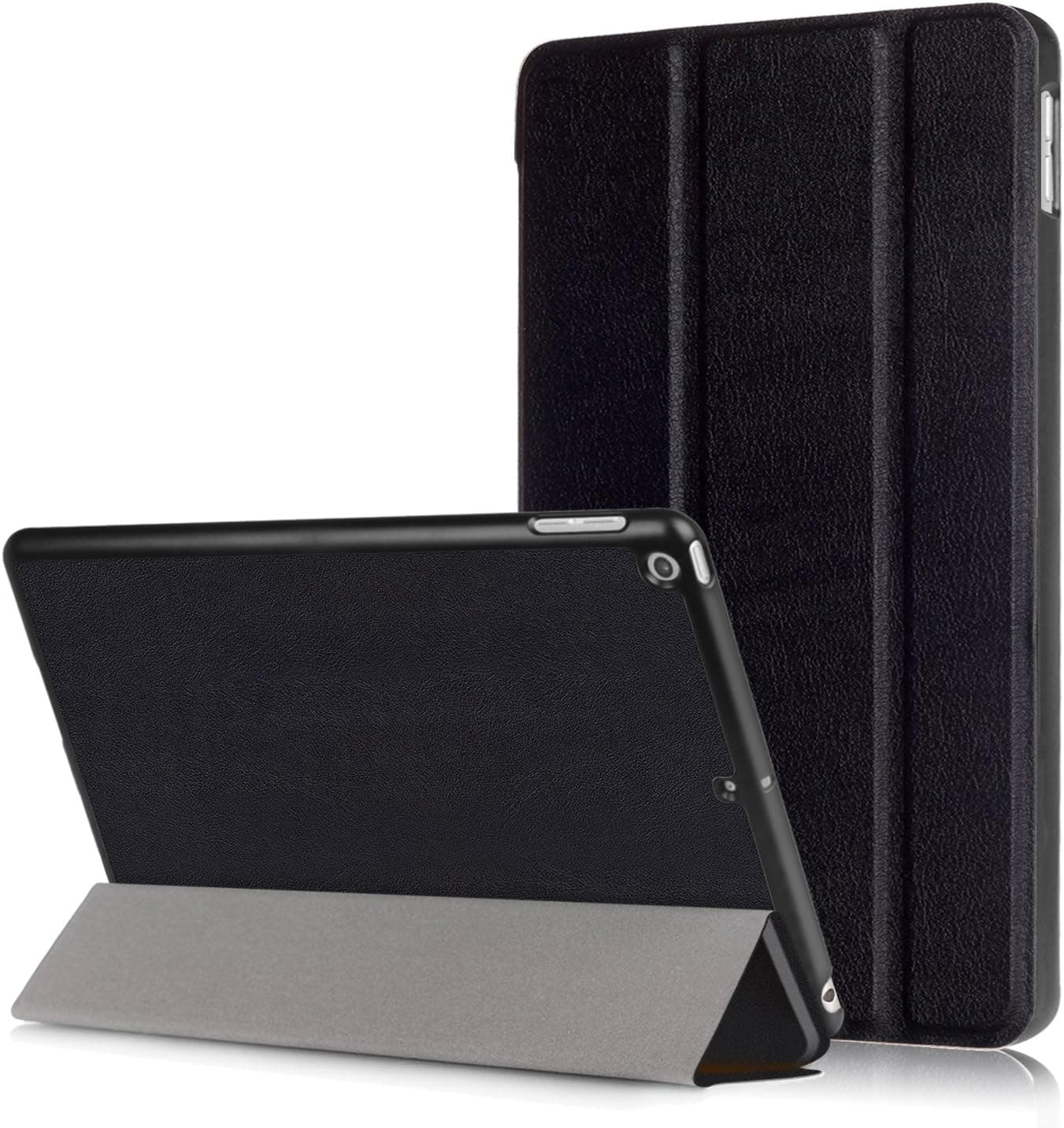 iPad 9.7" (2018) Case, EpicGadget Lightweight Slim Smart Auto Sleep/Wake Tri-Fold Stand Case Cover Compatible with the Apple iPad 9.7 Inch Released in 2017/2018 (Black)