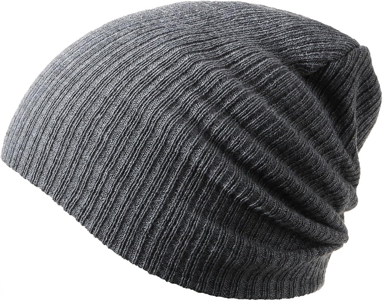 Winter Hats Knitted Slouchy Warm Beanie Caps Unisex Classic Solid Color Hat