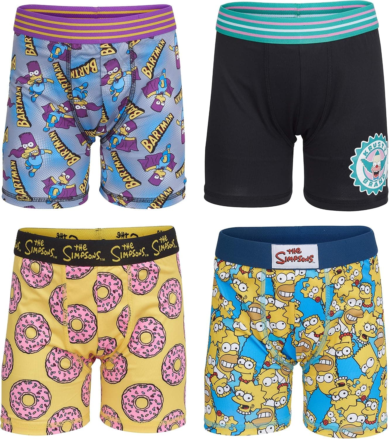 The Simpsons Boys' Underwear Multipacks