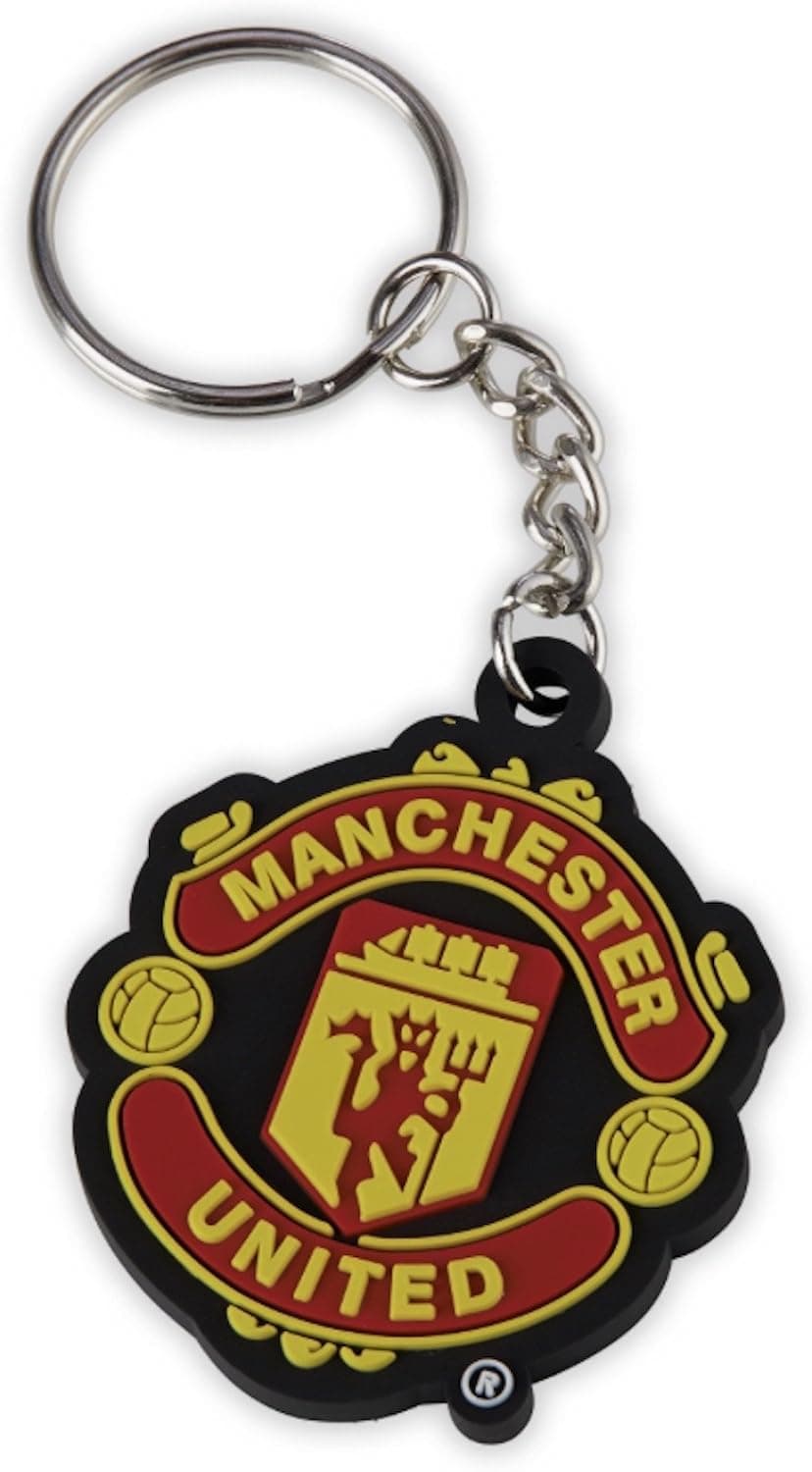 Manchester United FC Crest Keyring Keychain - Official, Licensed Product - Great Man Utd Souvenir