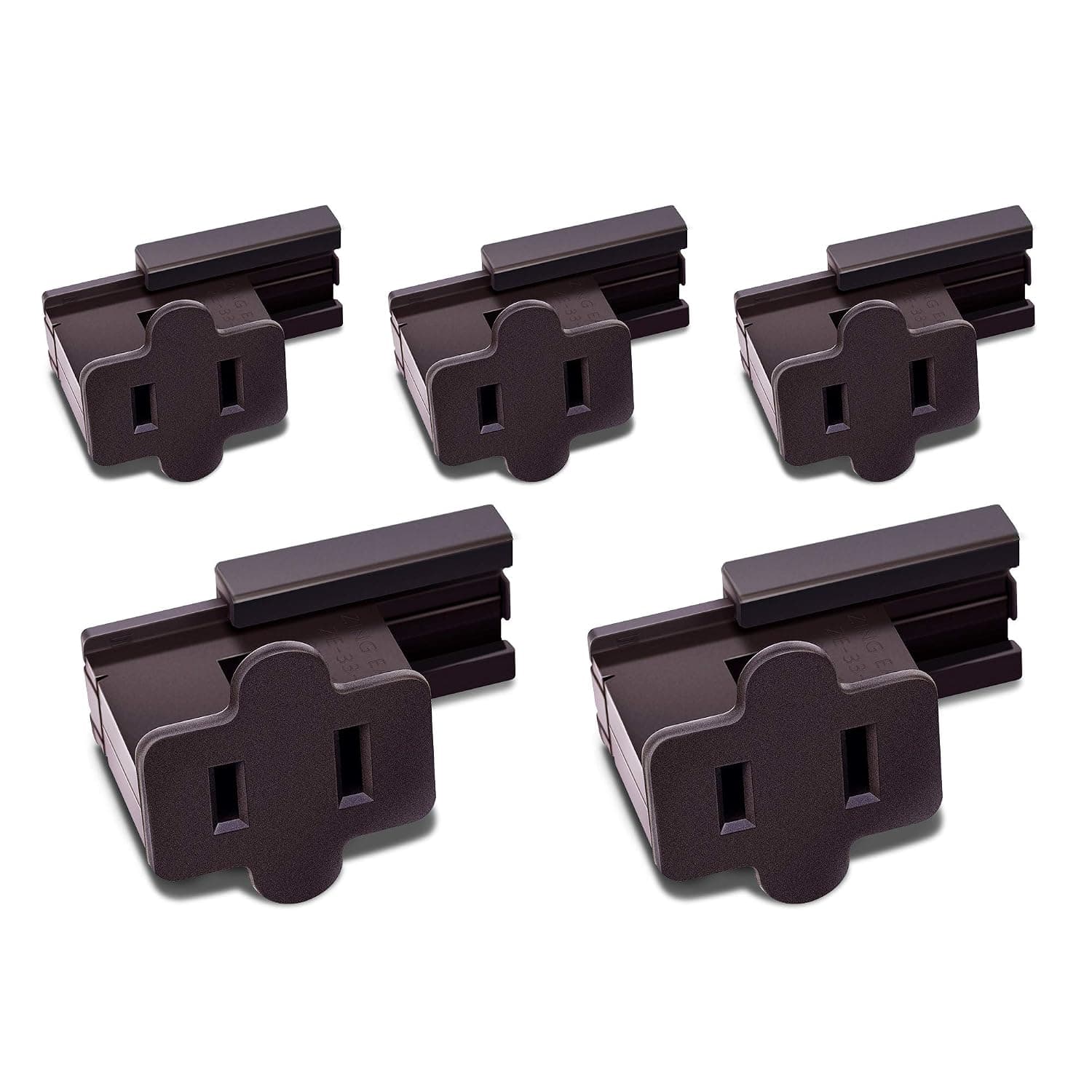 Fantasy Holiday Female Vampire Plug, Inline Gilbert Plug, Zip Plug,Slide Plug, Brown, SPT-2, 5 Pack