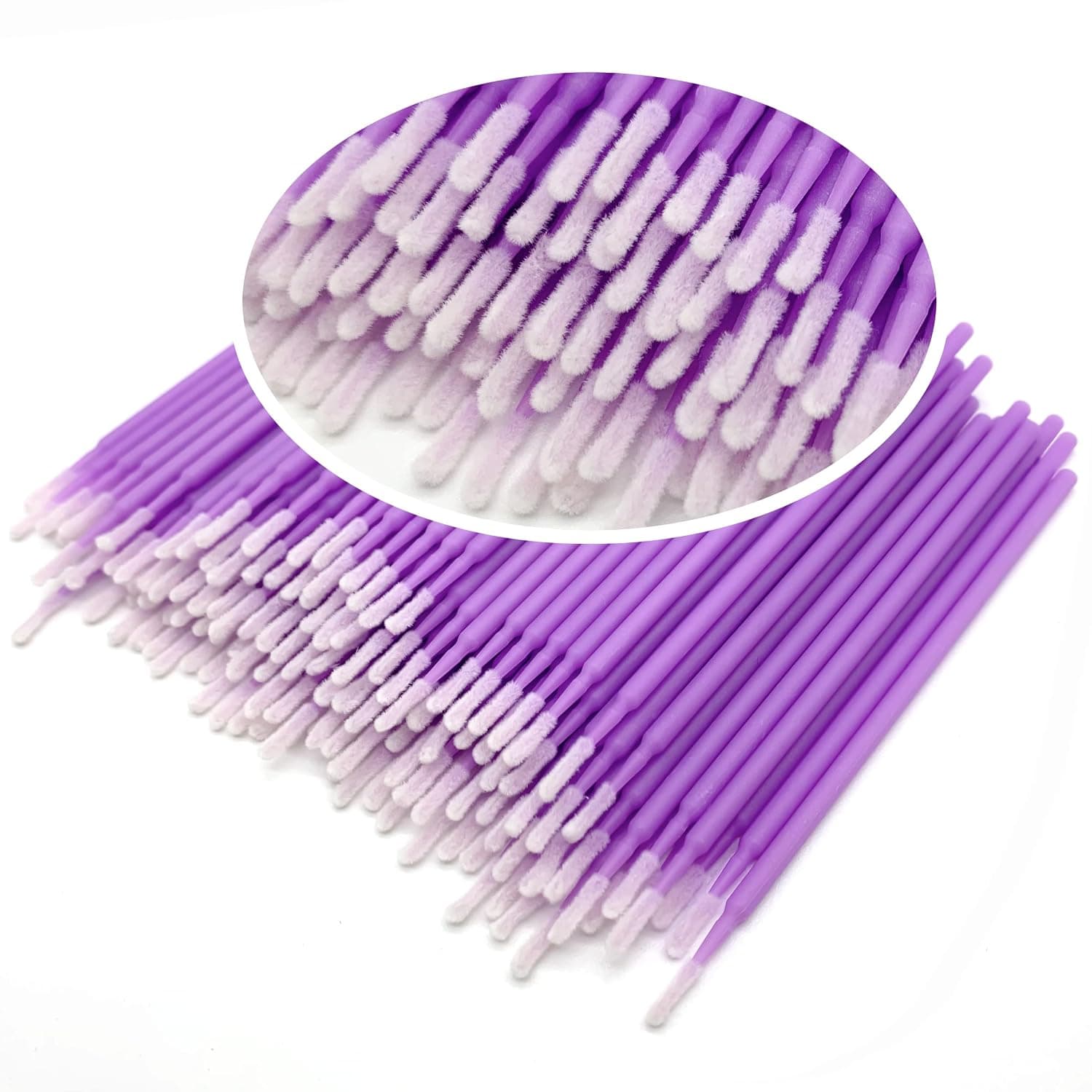 Touch Up Paint Brushes, 200 Pack of 1.5mm Extend Disposable Micro Applicators for Clearance Cleaning,Automotive Paint Chip Repair