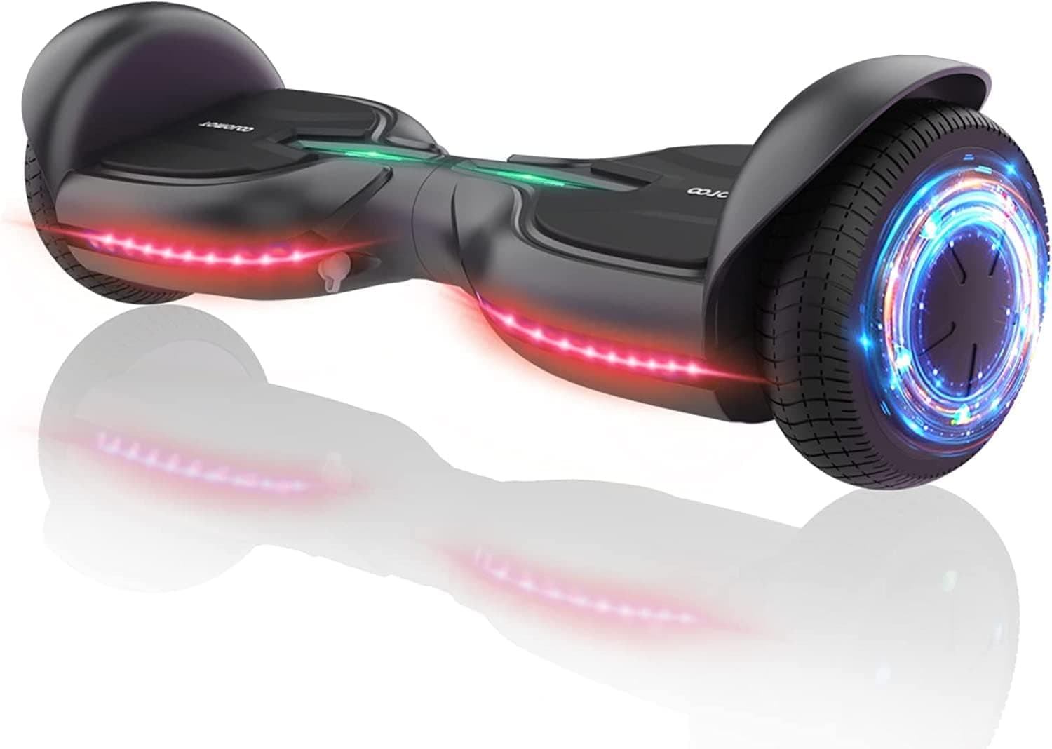 TOMOLOO Hoverboard for Kids Ages 6-12, Off Road Hover Board All Terrain with Bluetooth and Colorful Lights, UL Certified Self Balancing Electric Hoverboards for Girls and Boys