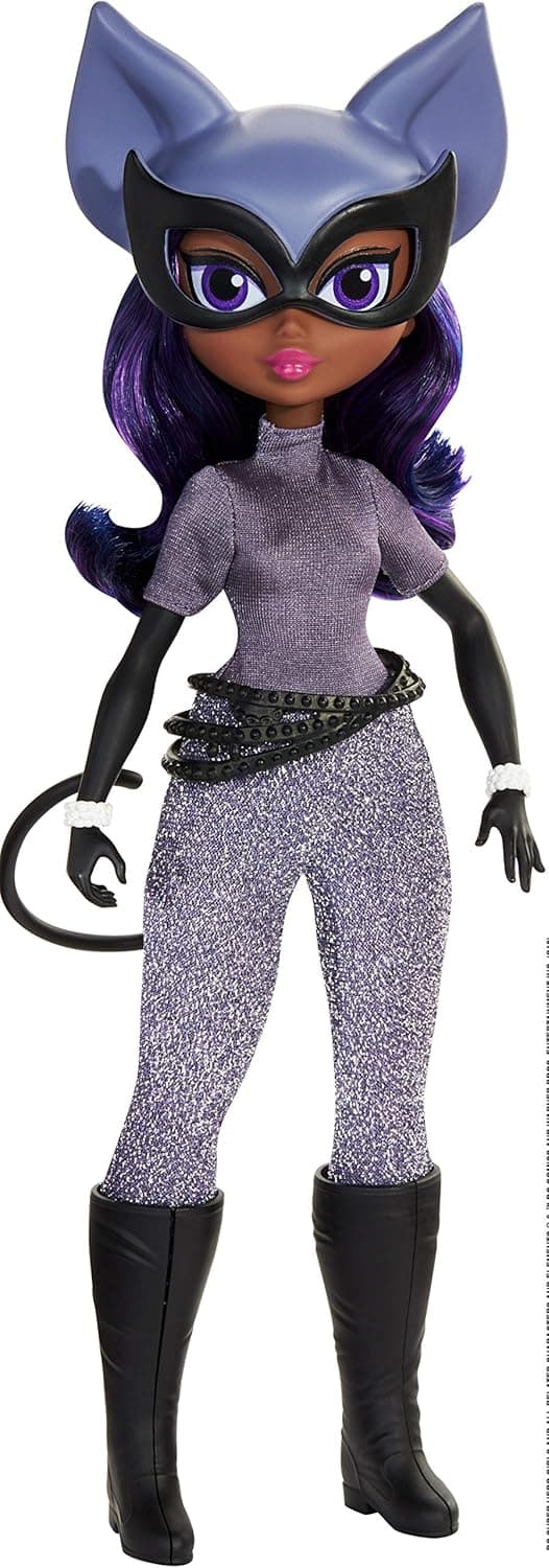 DC Super Hero Girls Catwoman Action Doll (Approx. 10 inch) with Removable Accessories, Wearing Iconic Outfit with True-to-Show Details, Great Gift for 6 – 8 Year Olds