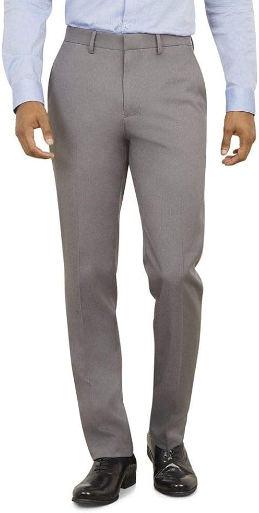 Kenneth Cole Men's Slim & Skinny Fit Flat Front Dress Pant