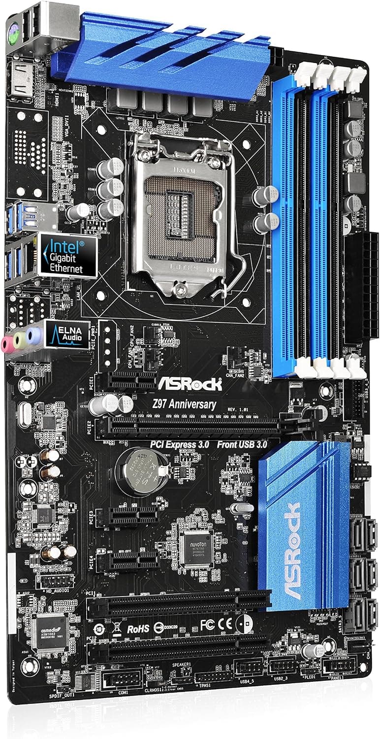 ASRock ATX DDR3 1066 LGA 1150 Motherboard Z97 Anniversary
