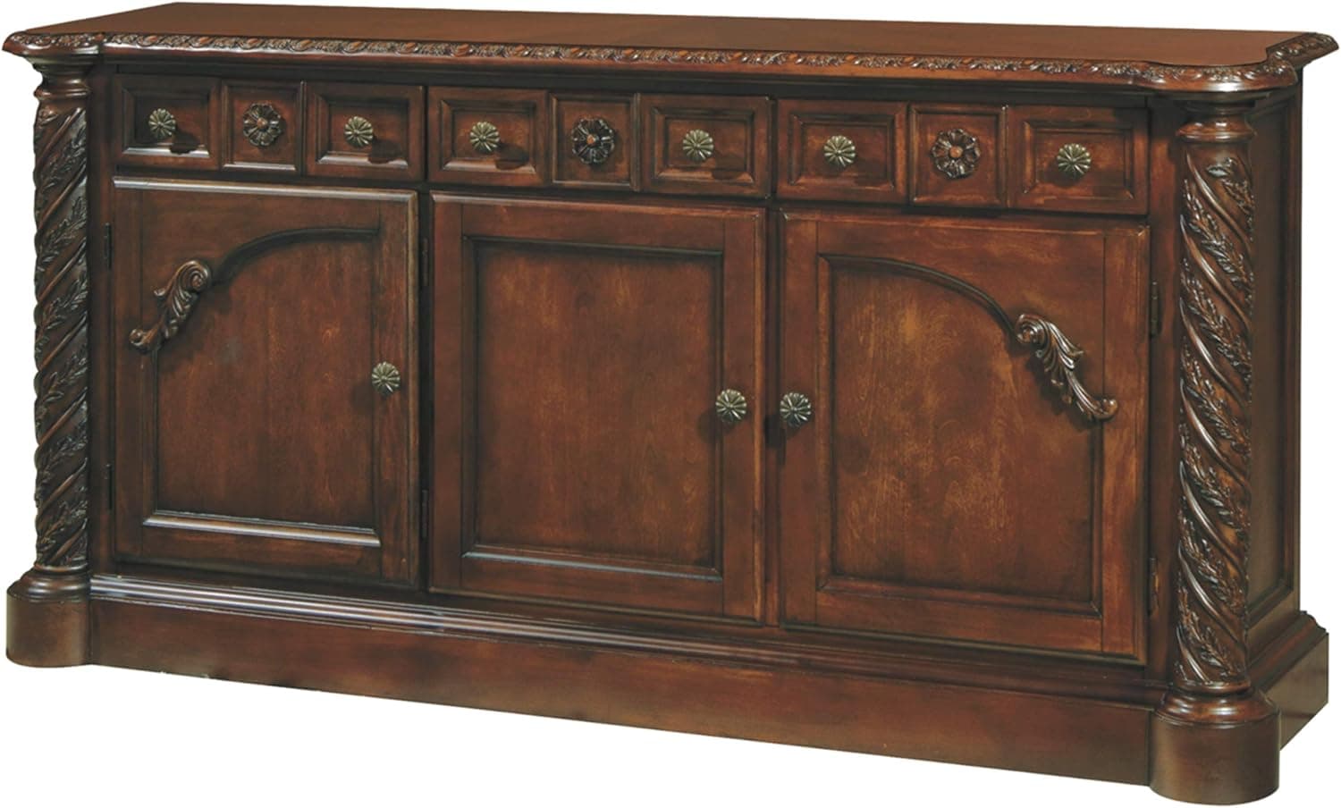 Signature Design by Ashley North Shore Dining Room Buffet, Dark Brown