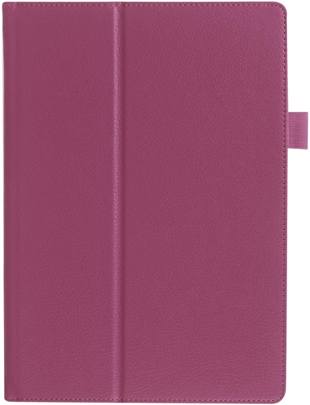 Asng ASUS MeMO Pad Smart ME301T Case - Slim Folding Cover with Auto Wake/Sleep for ASUS MeMO Pad Smart ME301T 10.1 Inch Tablet (Purple)
