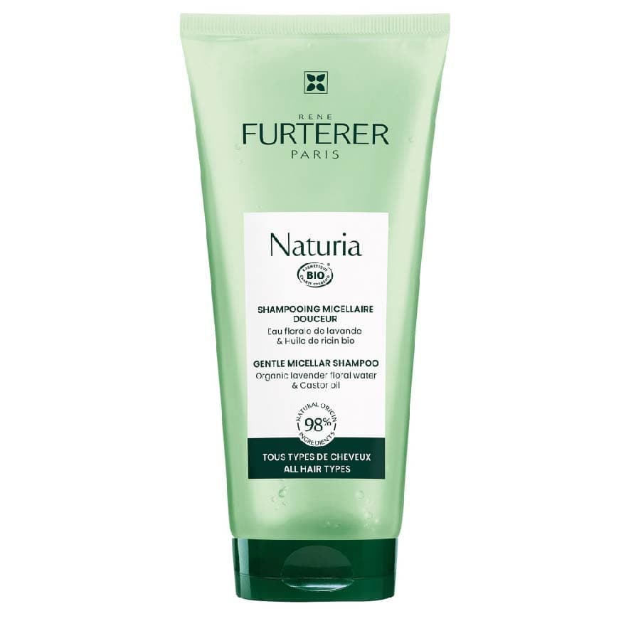 Rene Furterer NATURIA Extra Gentle Shampoo, Daily Use, Peppermint & Basil Oil, All Hair Types