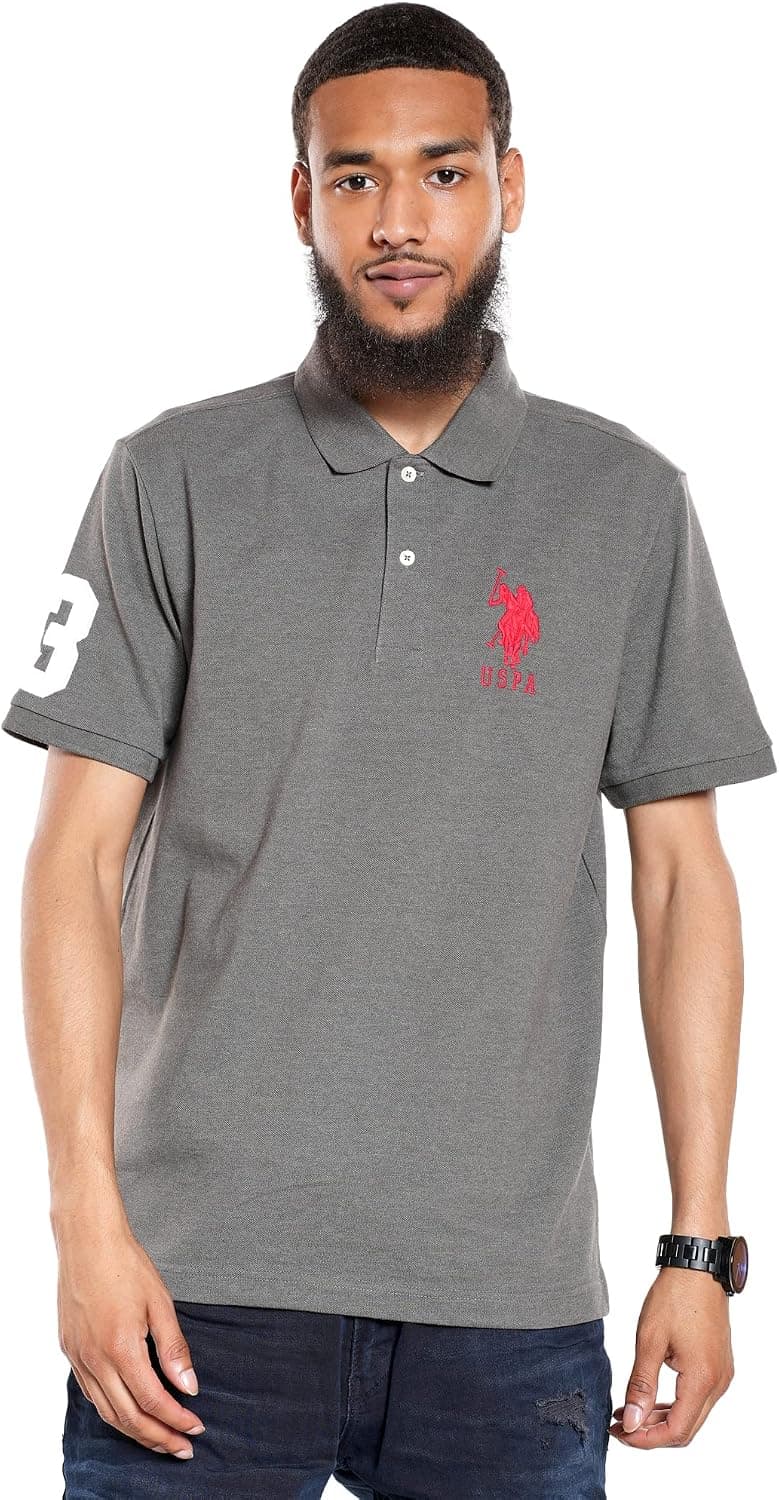 U.S. Polo Assn. Men's Solid Pique Polo Shirt