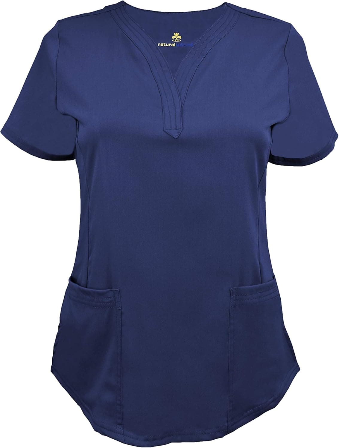 Natural Uniforms Women's Ultra Soft Stretch Drop-Neck Scrub Top 8200