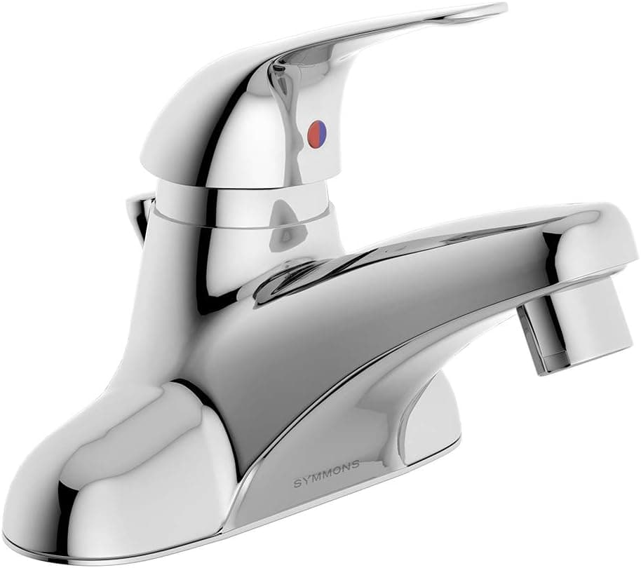 Symmons S-9612-STN-1.5 Origins Centerset 1-Handle Bathroom Faucet,, 1.0 GPM Flow Rate, Chrome
