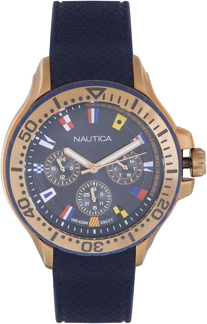 Nautica Men's Quartz Resin Silicone Watch