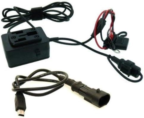 BUYBITS Ultimate Addons Click On Mini USB Direct to Battery Motorcycle Cable - Straight (SKU 14937)