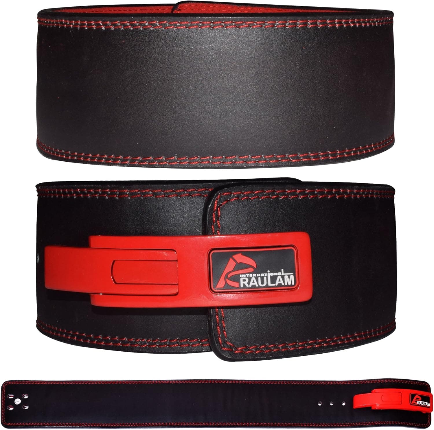 RAULAM INTERNATIONAL Lever Belt -Weight Lifting Lever Belt/Power Lifting Lever Belt/Buckle Belt - Weight Lifting Belt