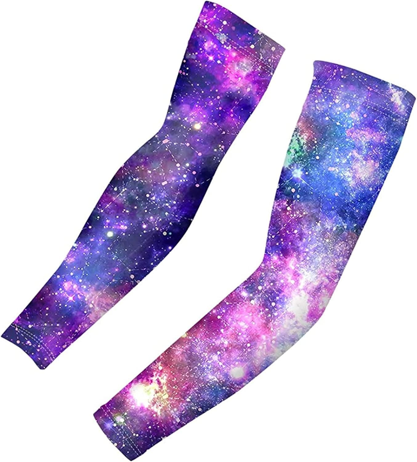KEIAHUAN Arm Sleeves for Men and Women, UV Protection Cooling Arm Sleeves Anti-Slip Compression Sun Sleeves