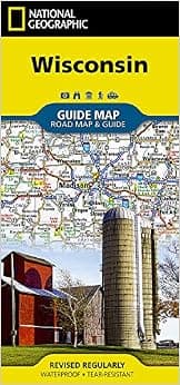 Wisconsin Map (National Geographic Guide Map)