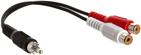 ARISTA 18-002 Y Adapter - 2 RCA Female to 1 RCA Male