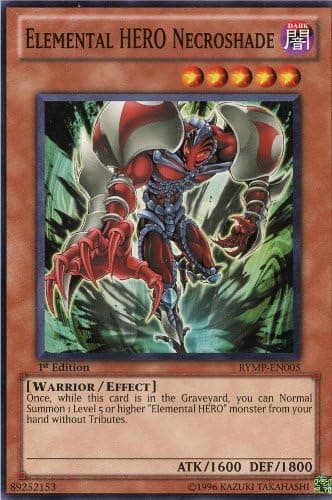 YU-GI-OH! - Elemental Hero Necroshade (RYMP-EN005) - Ra Yellow Mega-Pack - 1st Edition - Common