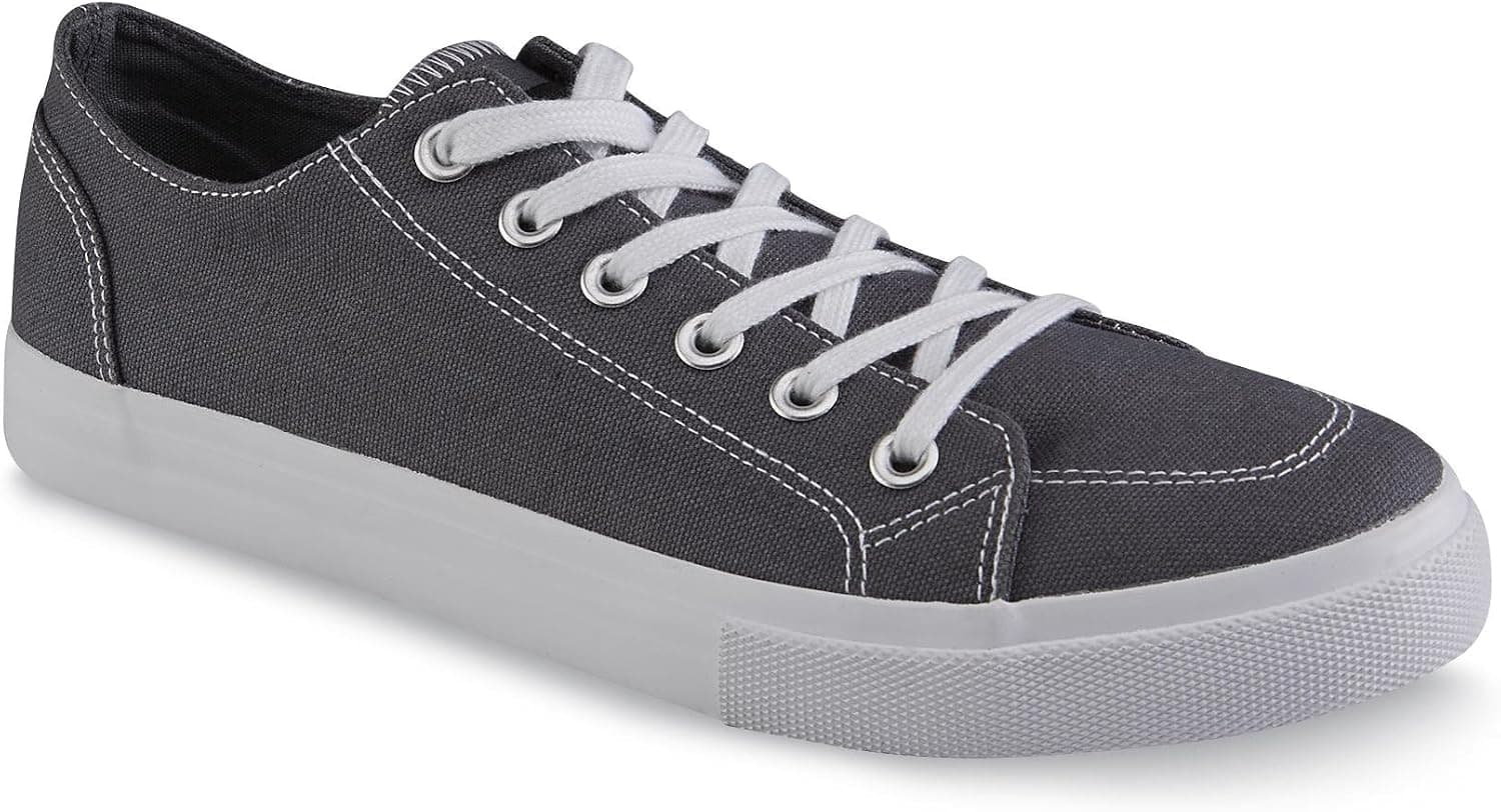 Joe Boxer Men's Union Canvas Oxford Sneaker (13 (US), Grey)