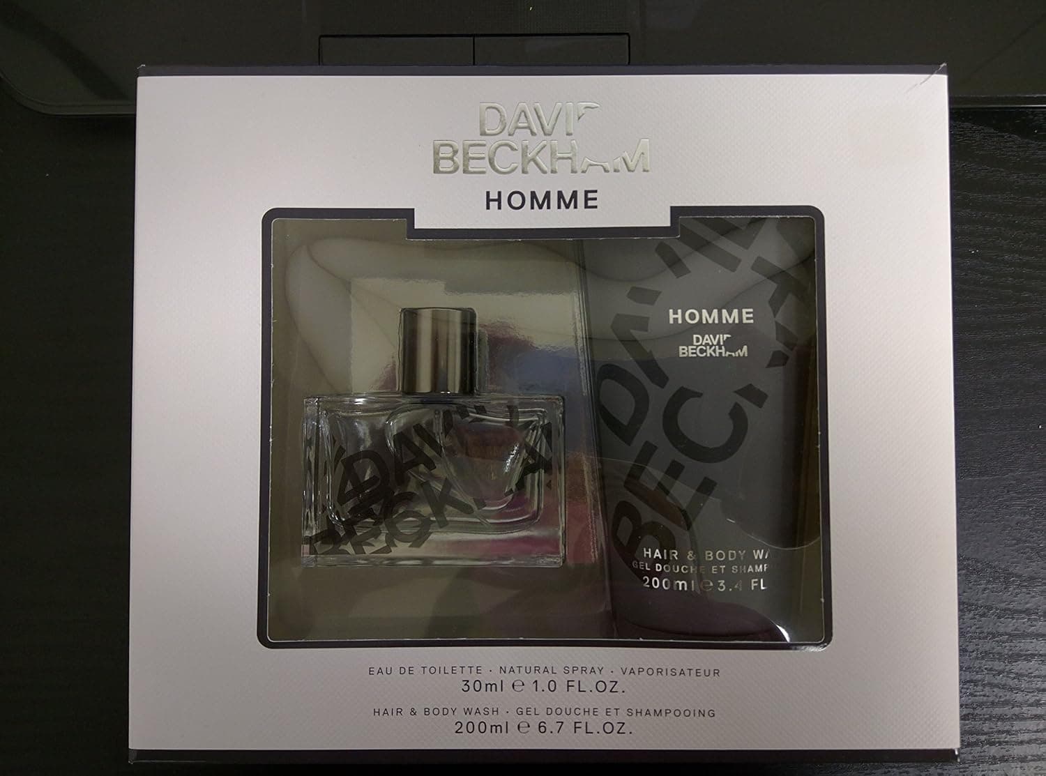 David Beckham Homme Gift Set Eau De Toilette and Hair&Body Wash