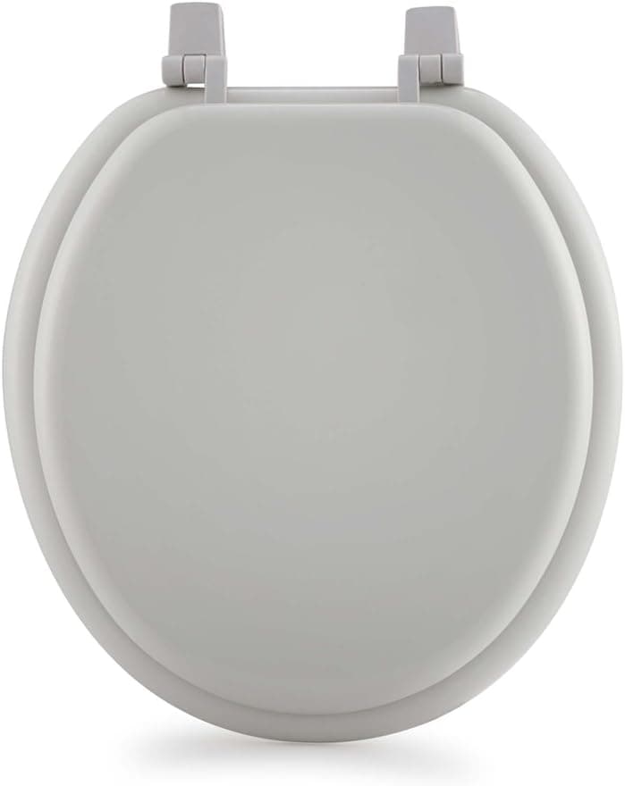 SIONA HY-D04 Molded Wood Toilet Seat , 17' Round and White