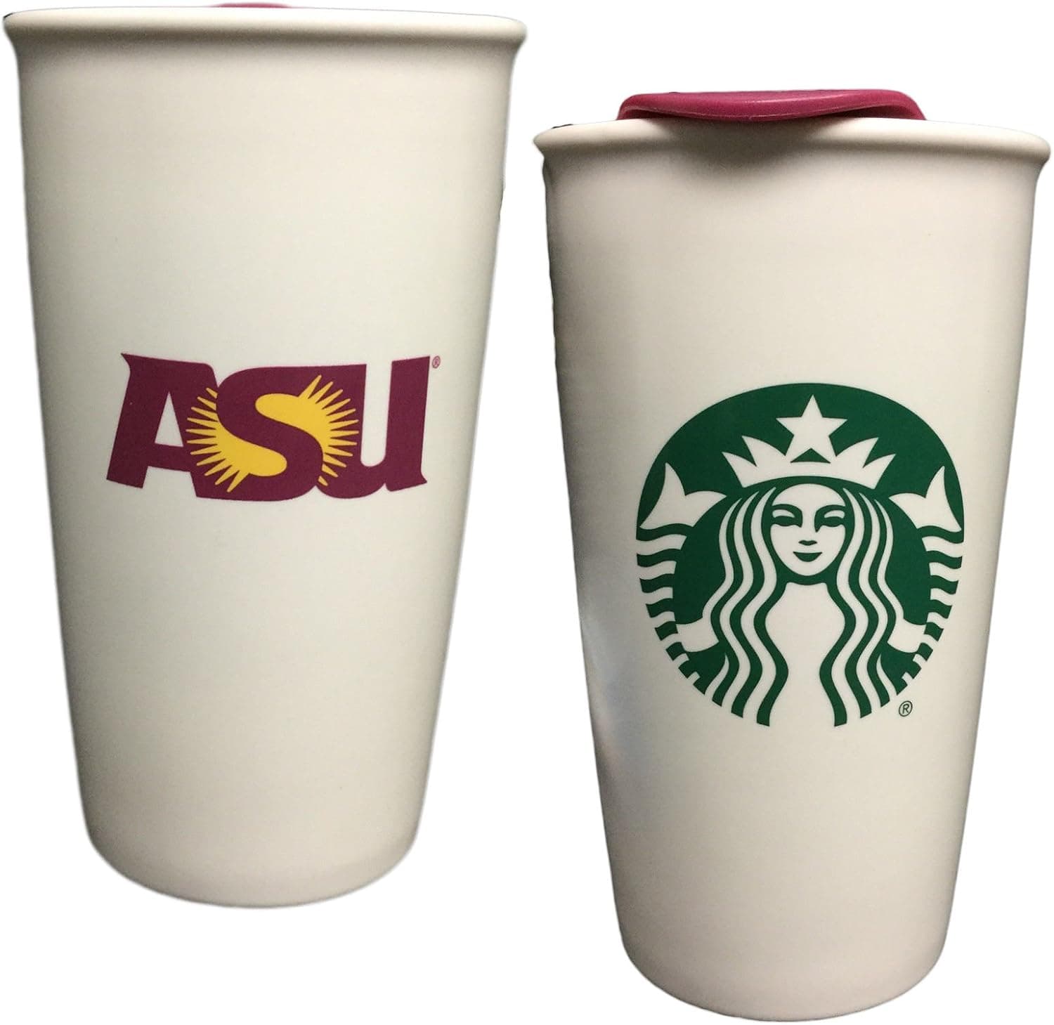 ASU Arizona State University Double Wall Traveler Ceramic 12 oz