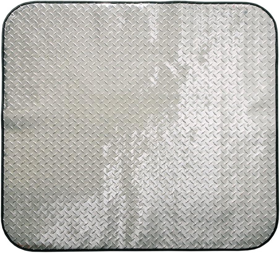 Pitstop Furniture DPCM4750 Chrome 47" x 50" Diamond Plate Chair Mat