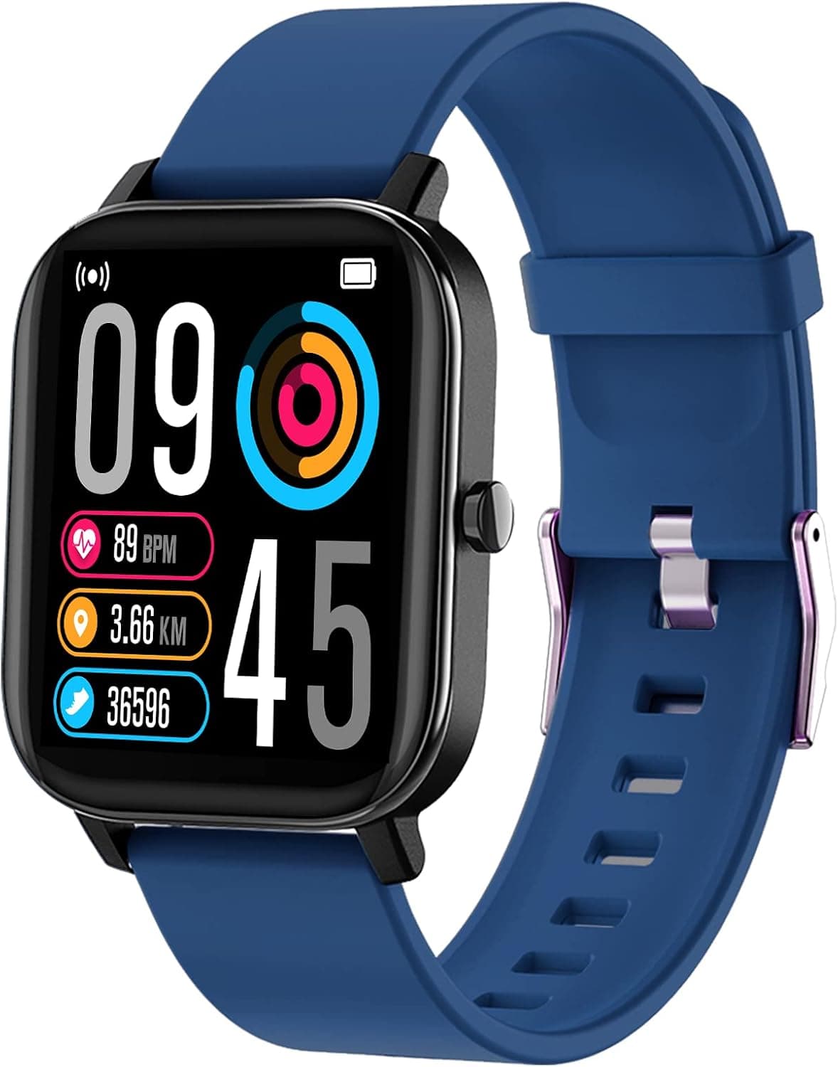 Smart Watch, FirYawee Smartwatch for Android Phones and iOS Phones,Fitness Tracker Waterproof IP68 with Heart Rate Monitor and Sleep Monitor,Step and Distance Counter,Smart Watch for Men Women