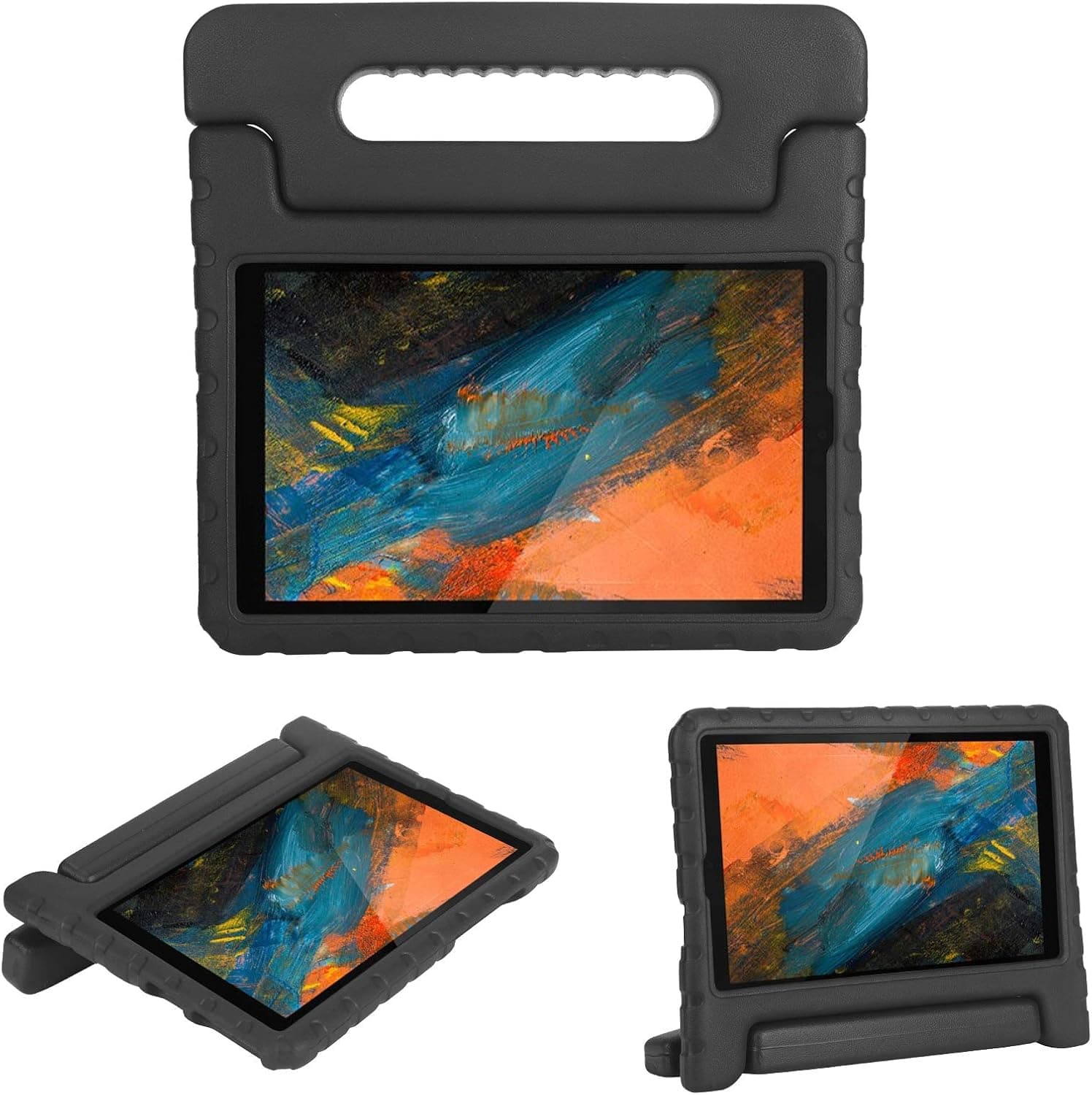 i-original Case for Lenovo Tab M8 8 Inch Gen 3 2022, Smart Tab M8 Gen 3 2022 Lenovo 8.0 Inch Case, Lightweight Shockproof Kid Case for Tab M8 HD LTE 2021/Tab M8 HD/Smart Tab M8/Tab M8 FHD - Black