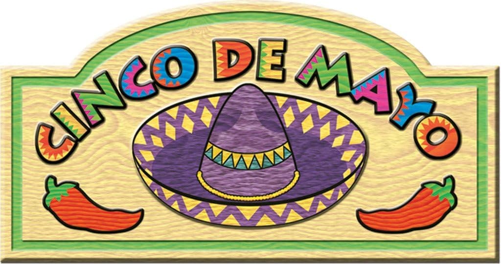 Cinco De Mayo Sign Party Accessory (1 count)