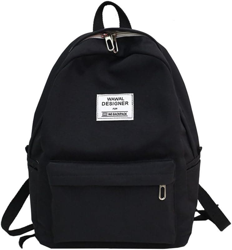 HaloVa Women's Backpack, Fashion Travel Backpack, School Bag, Laptop Bag, Black