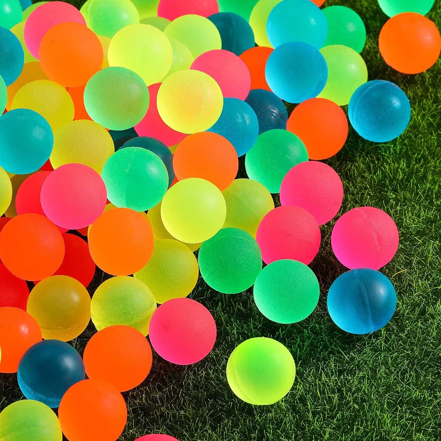 120 Pieces Bouncy Balls - Colorful Bouncing Balls Bulk Party Bag Filler, 0.88 Inches in Diameter for Party Favors, Bag Stuffers, Fun, Toy, Gift, Prize