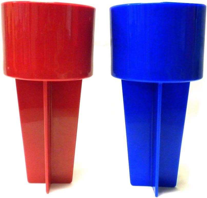 Set of 2 Assorted Colors Spiker Beach Beverage Holder