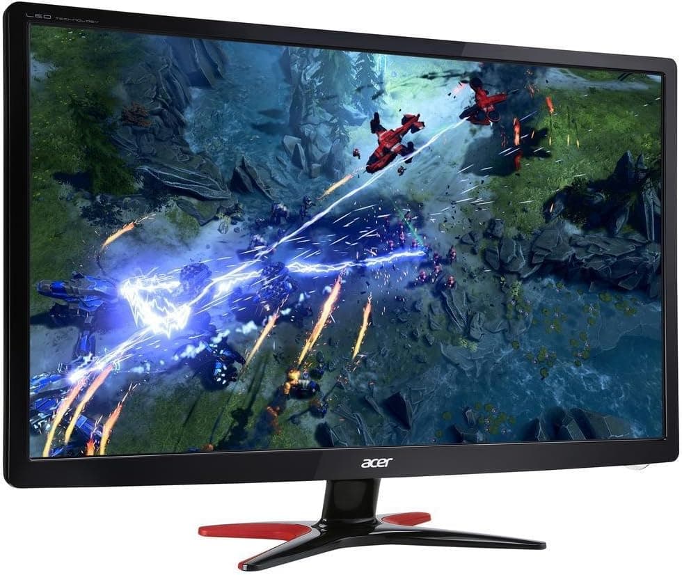Acer LCD LED Widescreen Monitor 24in Display, 5 ms, Black, Screen, LED G6, 60 Hz (Renewed)