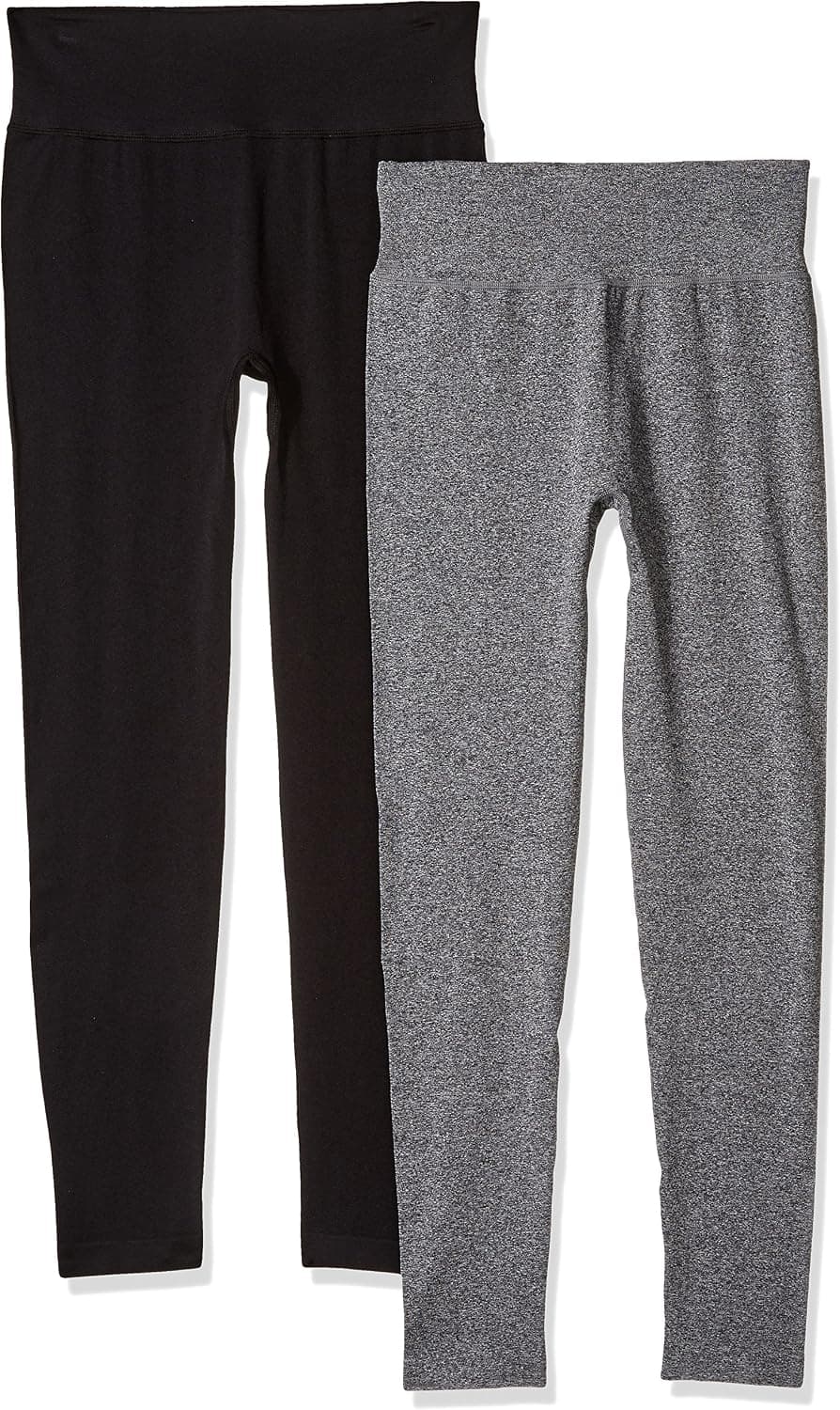 Daily Ritual Women's Standard Seamless Legging, 2-Pack