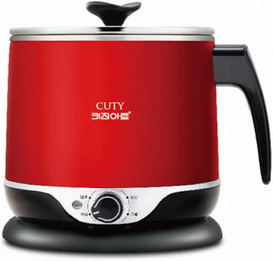 [Kitchen Art] Electric multi Travel Cooker Electric Portable Multi Mini Stainless Steel Camping Pot 220V 1.8L KA-D04 & Free gift (KEY Ring)