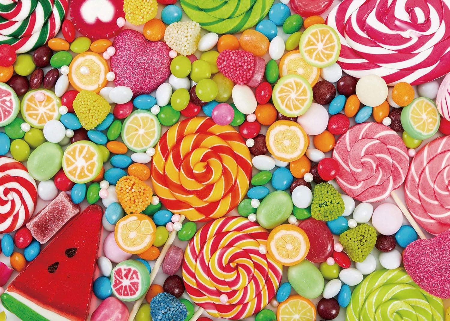 CONZY Puzzles for Adults 1000 Pieces Candy Jigsaw Puzzles for Adults, Teens, Kids Aged 12 Years Old and up Educational Gift Home Décor