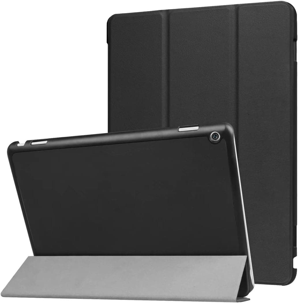 xindayi Huawei Mediapad M3 Lite 10.0 Case Ultra Slim Lightweight Smart-Shell Stand Cover with Auto Wake/Sleep for Huawei Mediapad M3 Lite 10.0 Inch (Black)